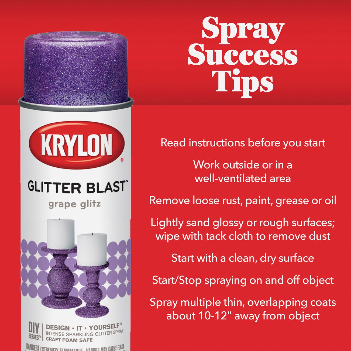 Krylon Glitter Blast 5.75 Oz. Mystical Spray Paint Image 3