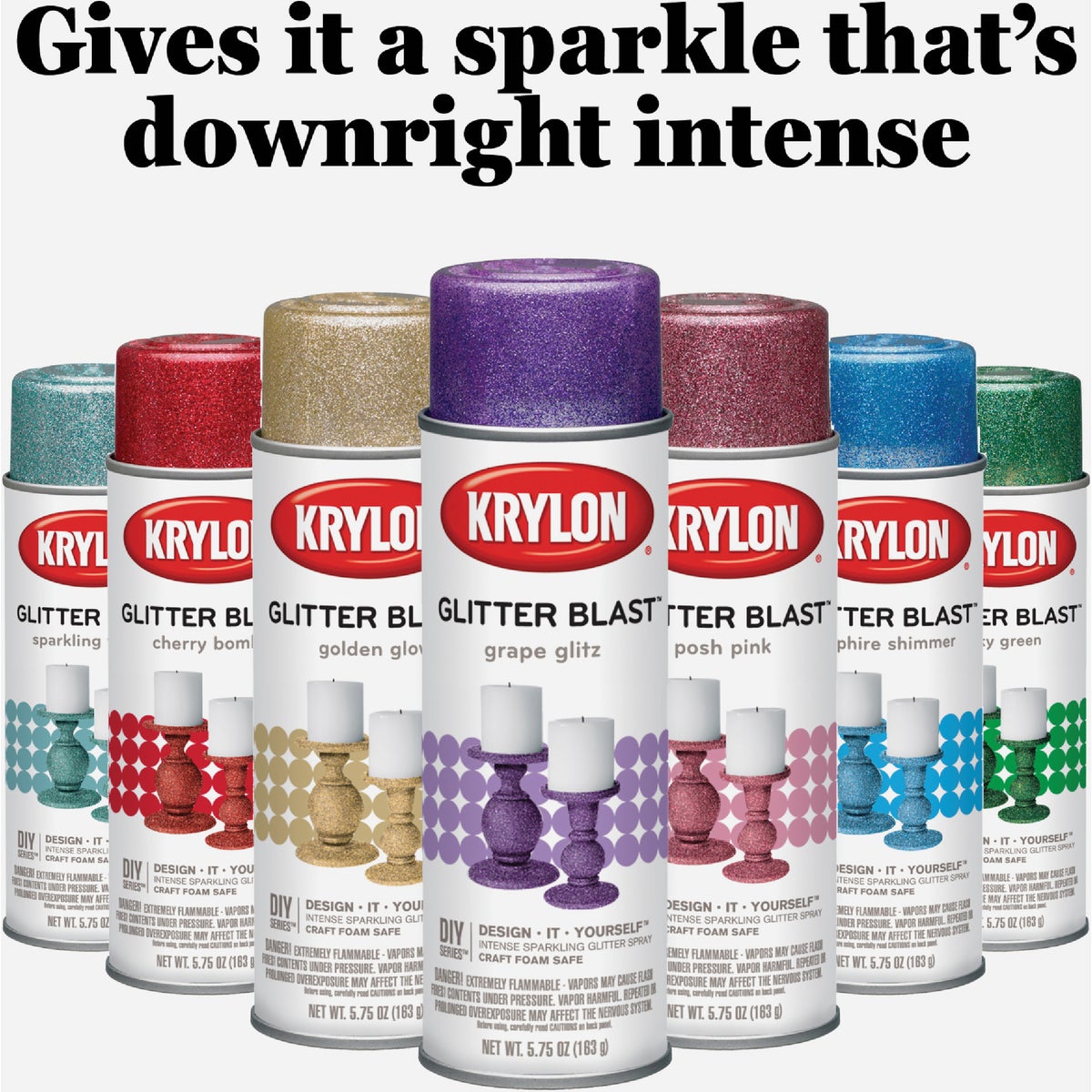 Krylon Glitter Blast 5.75 Oz. Mystical Spray Paint Image 6