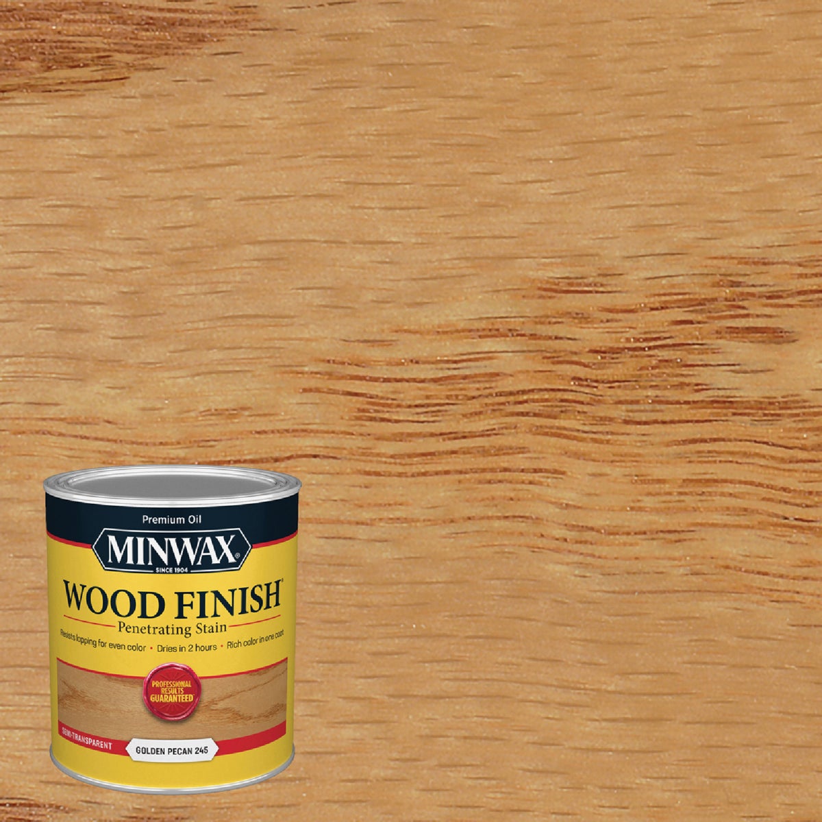 Minwax Wood Finish Penetrating Stain, Golden Pecan, 1 Qt.