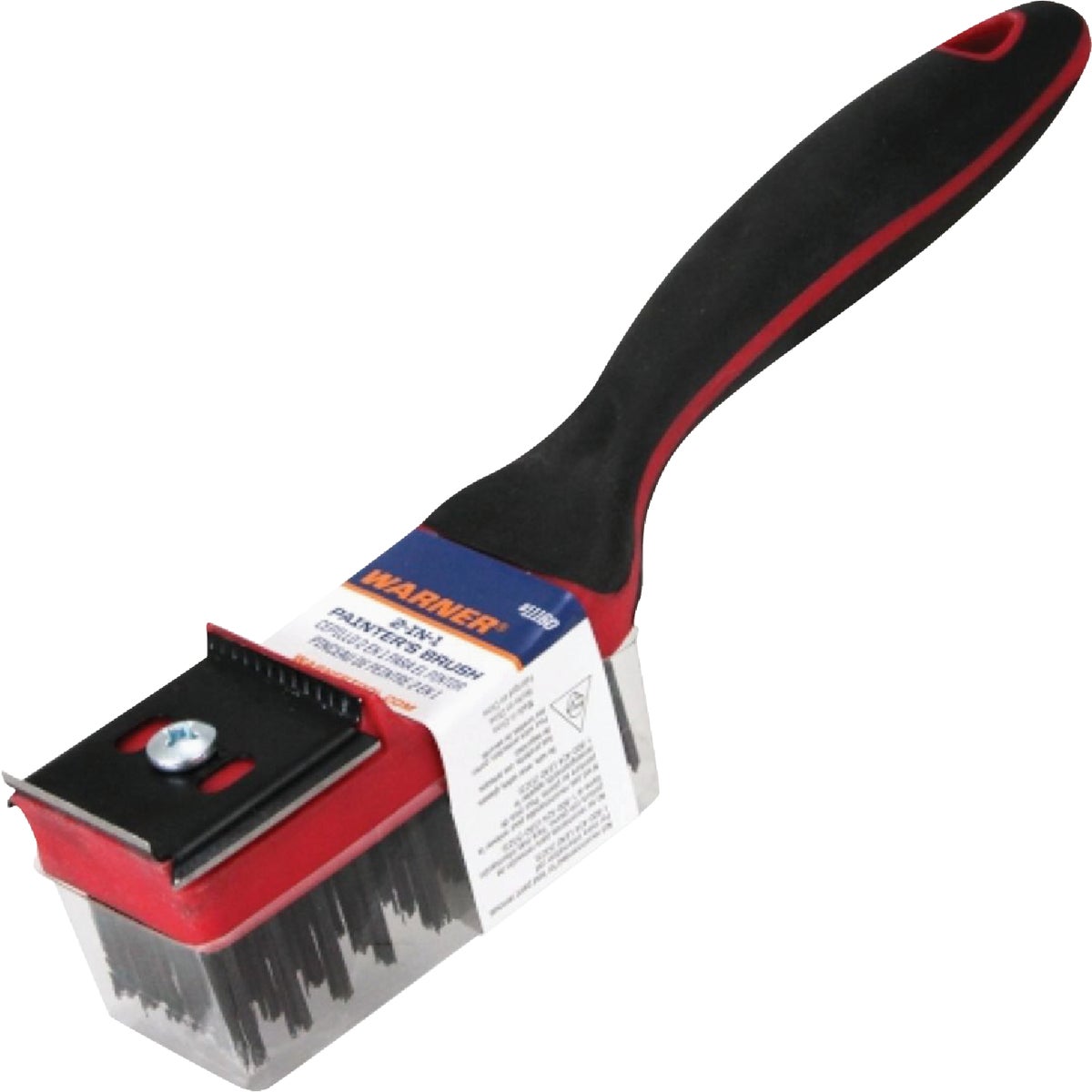 Warner 2-in-1 Painter's Wire Brush with 1-3/4 In. 4 Edge Scraper
