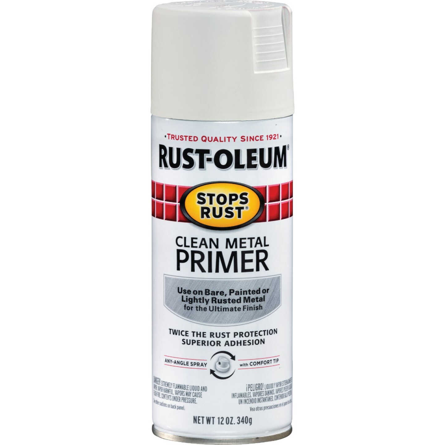 Rust-Oleum 12 Oz. White Clean Metal Spray Primer Image 7