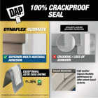 DAP DYNAFLEX ULTIMATE 10.1 Oz. Premium All-Weather Sealant, White Image 5