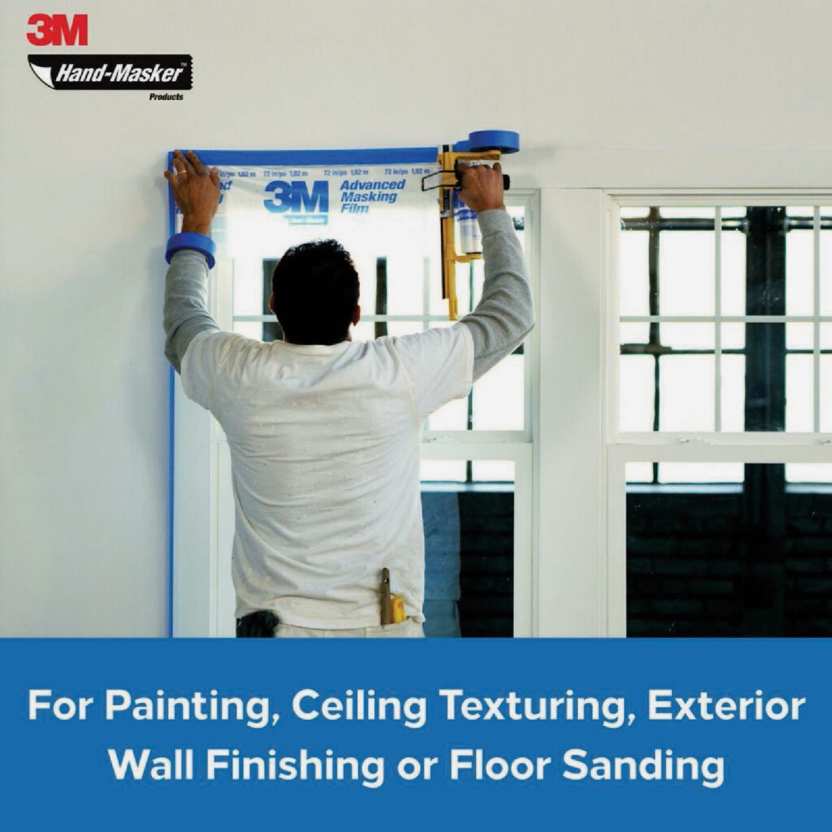 3M Hand-Masker 99 In. x 90 Ft. x 0.35 Mil. Advanced Masking Film Image 6