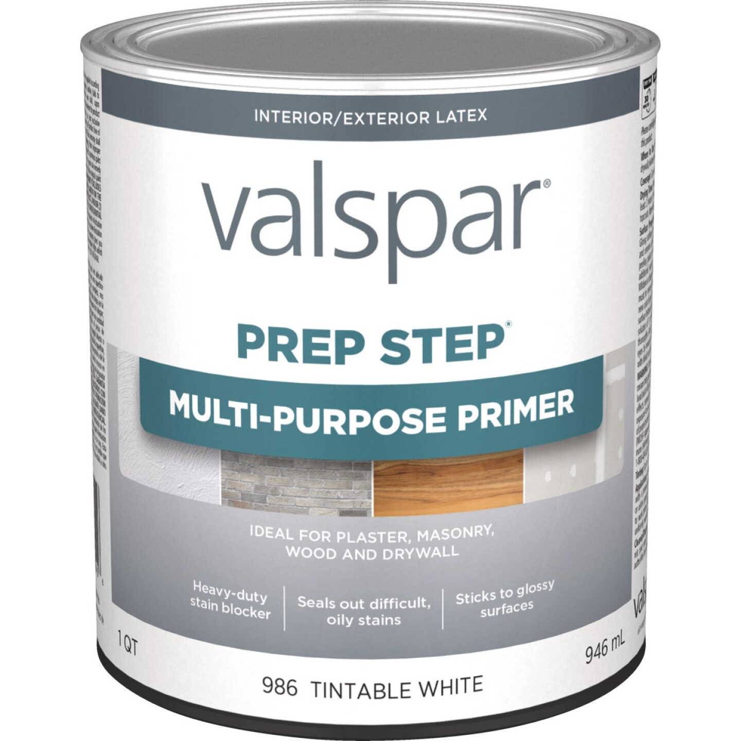 Valspar Prep Step 1 Qt. White Multi-Purpose Primer (Latex) Image 1
