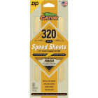 Gator Grit 3 In. x 9 In. Fine ZIP Speed Sheet, 320 Grit (5-Pack) Image 1