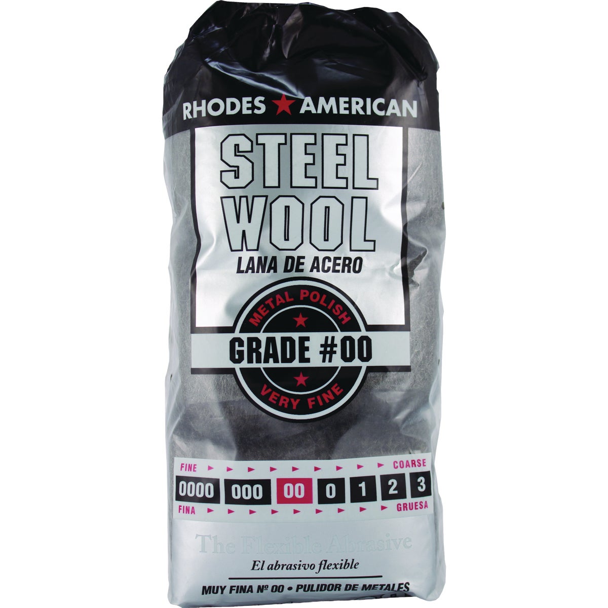 Rhodes American #00 Very Fine Steel Wool Pads (12-Pack)