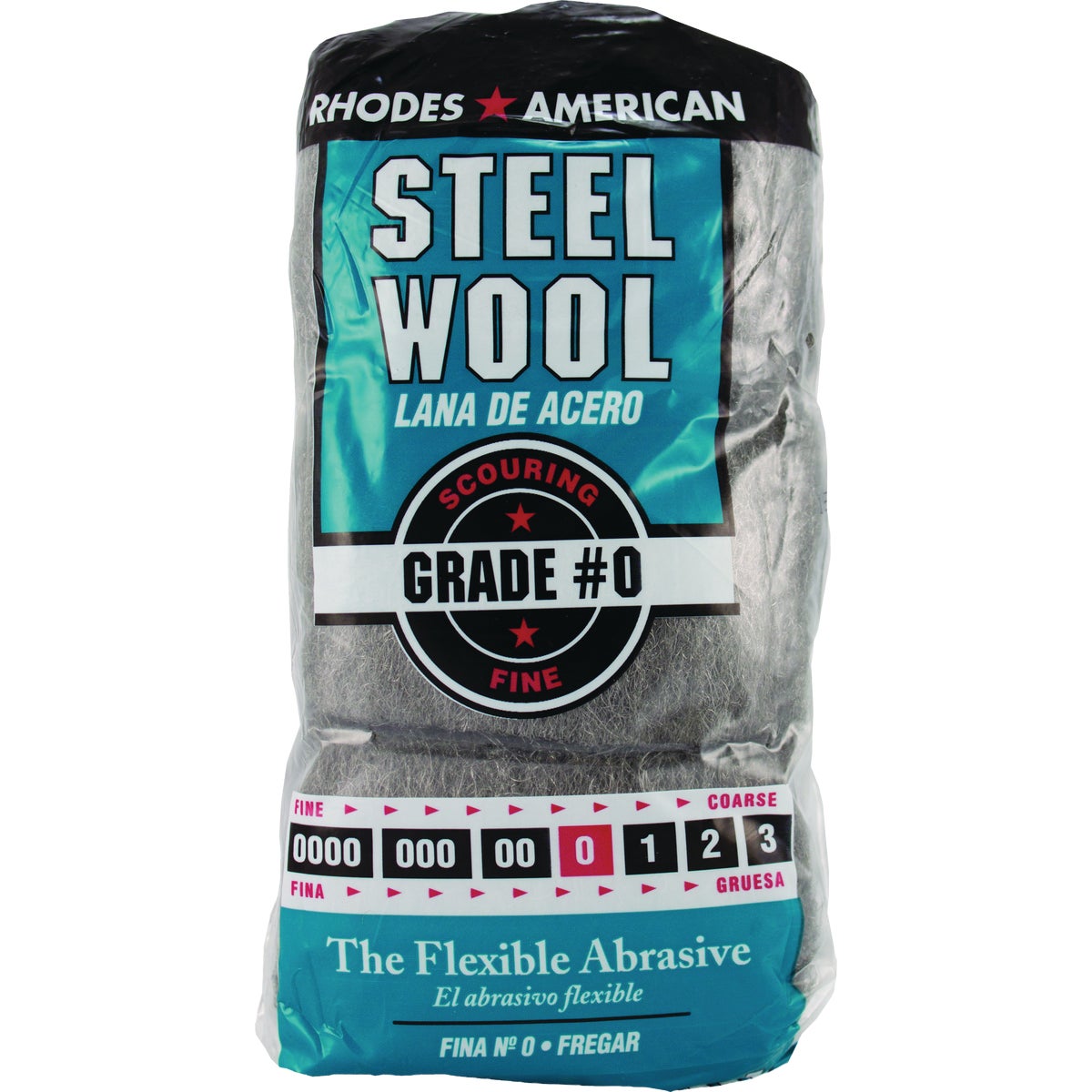 Rhodes American #0 Fine Steel Wool Pads (12-Pack)