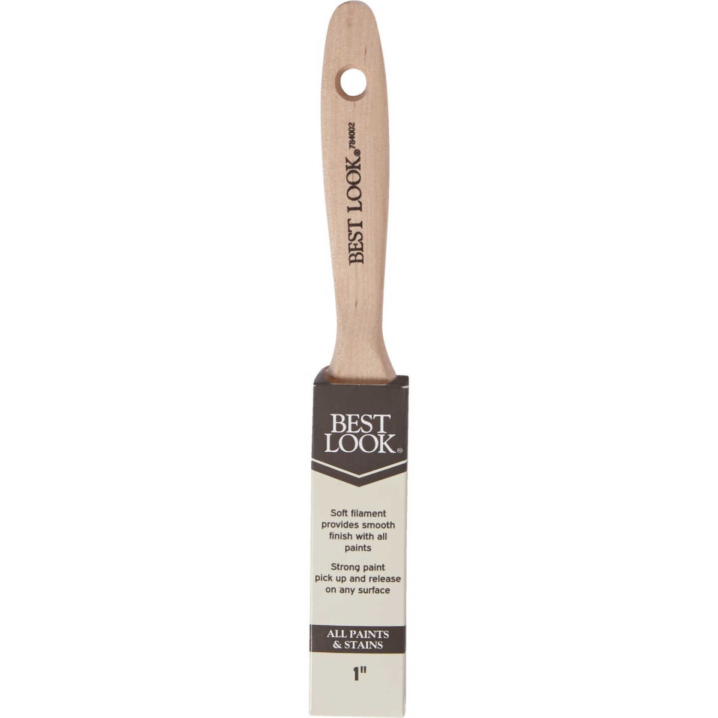 Best Look 1 In. Flat Polyester Paint Brush Image 4