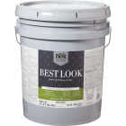 Best Look Latex Premium Paint & Primer In One Semi-Gloss Interior Wall Paint, Bright White, 5 Gal. Image 1
