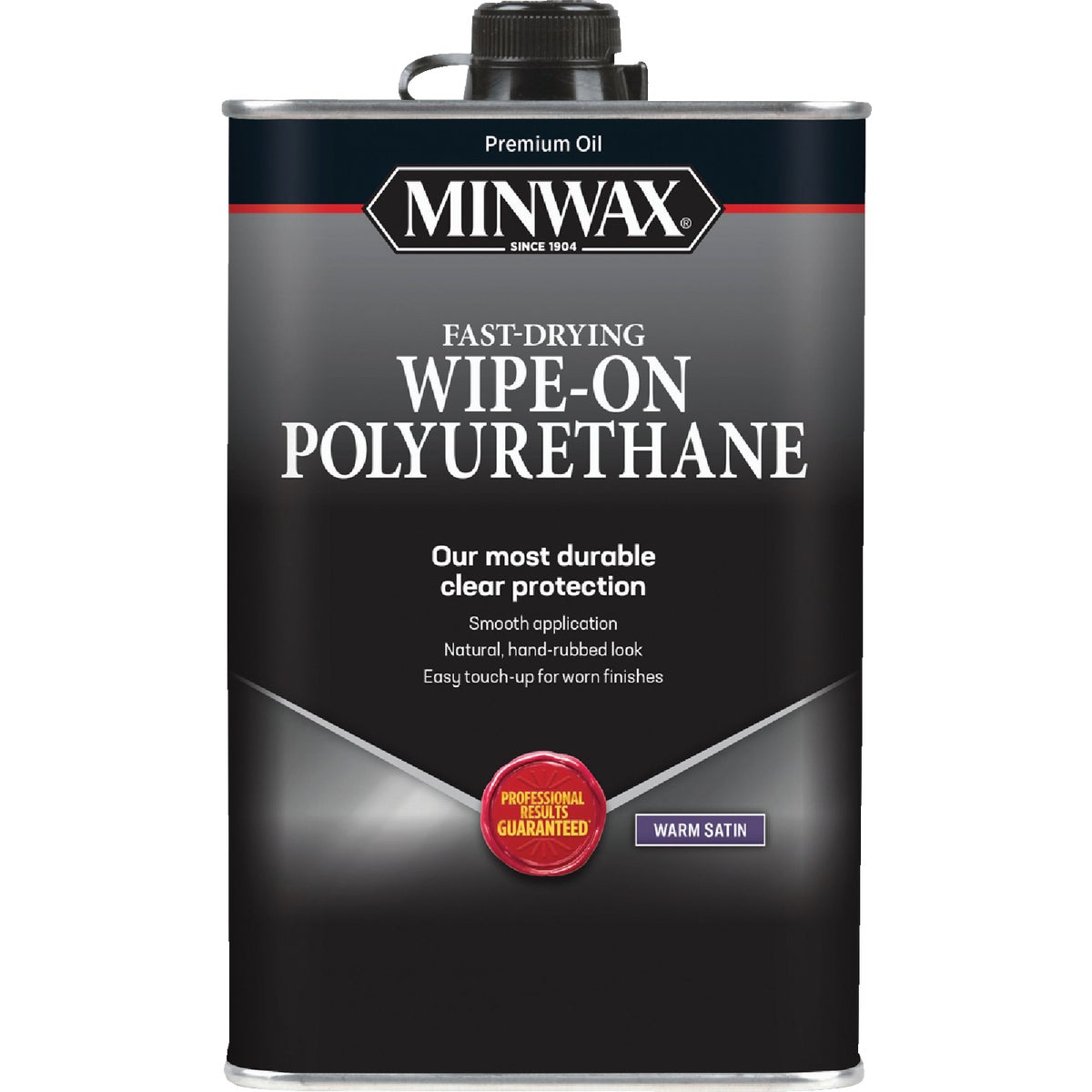 Minwax Warp Satin Wipe-On Interior Polyurethane, 1 Qt.