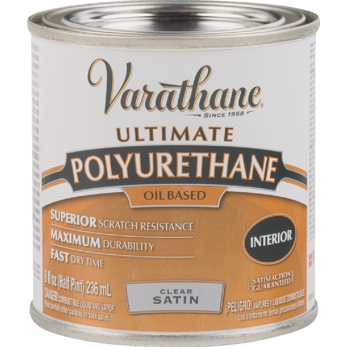 Varathane Satin Interior Polyurethane, 1/2 Pt. Image 7