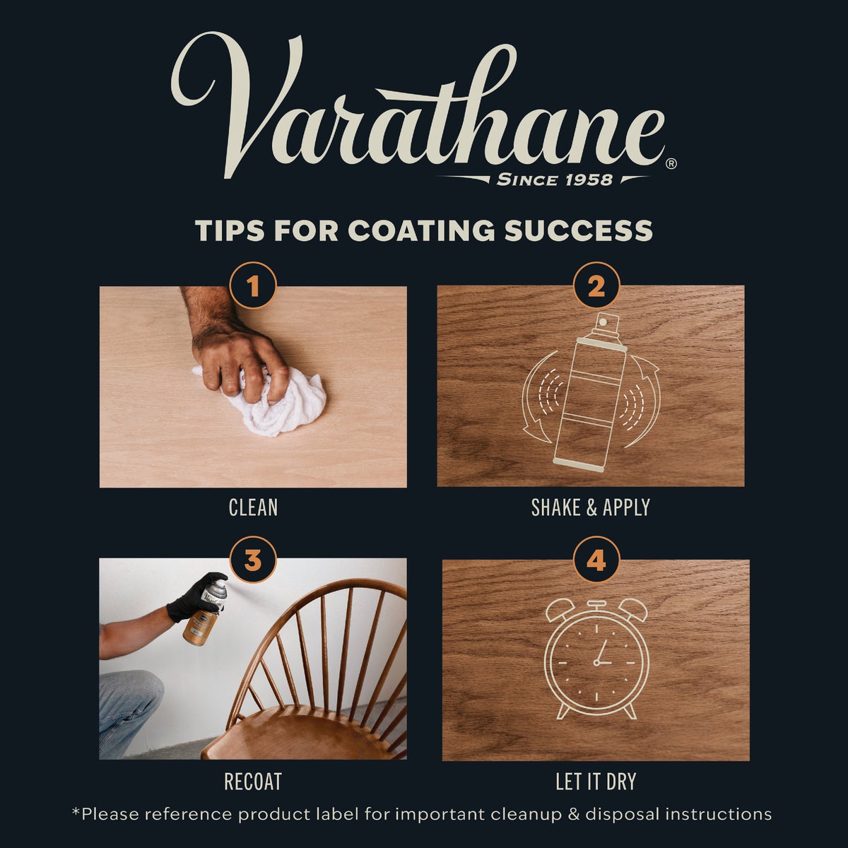Varathane Gloss Clear Interior Spray Polyurethane, 11.25 Oz. Image 6