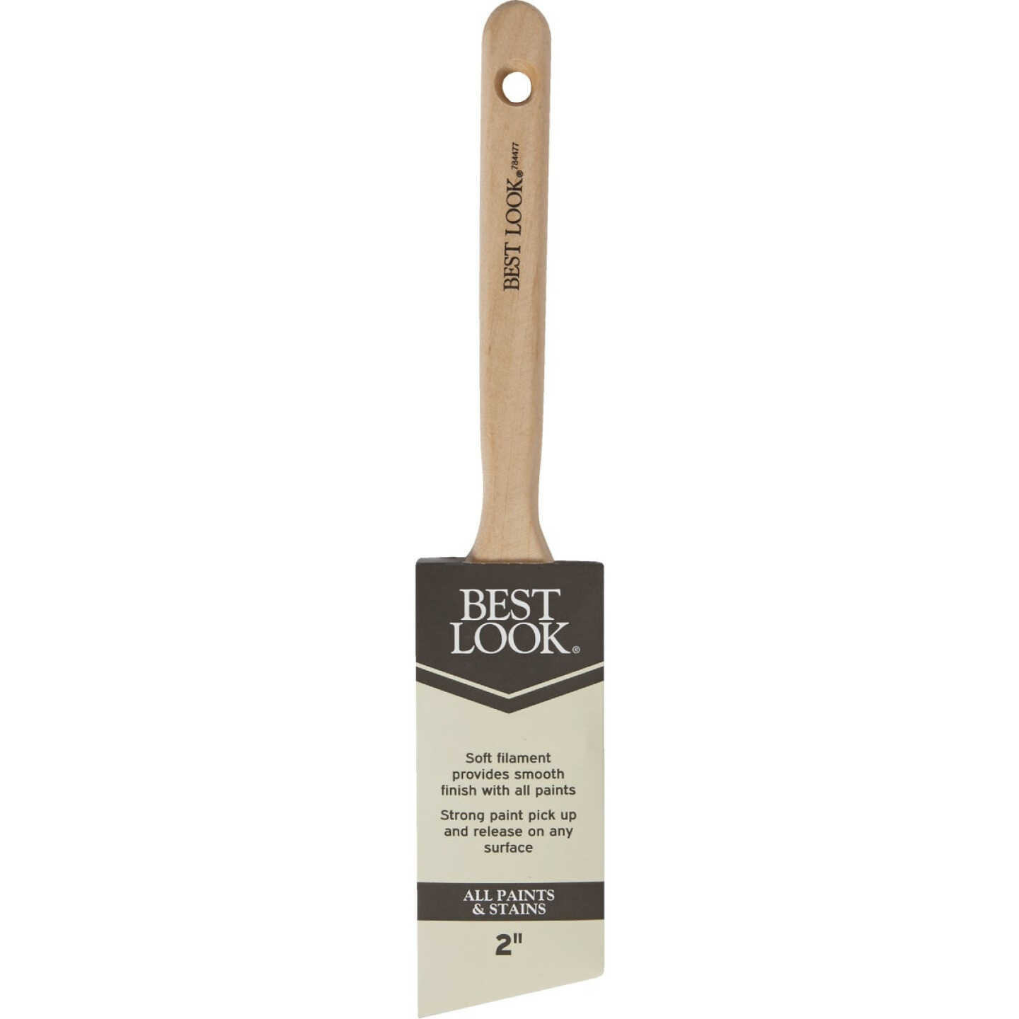 Best Look 2 In. Angle Polyester Paint Brush Image 2