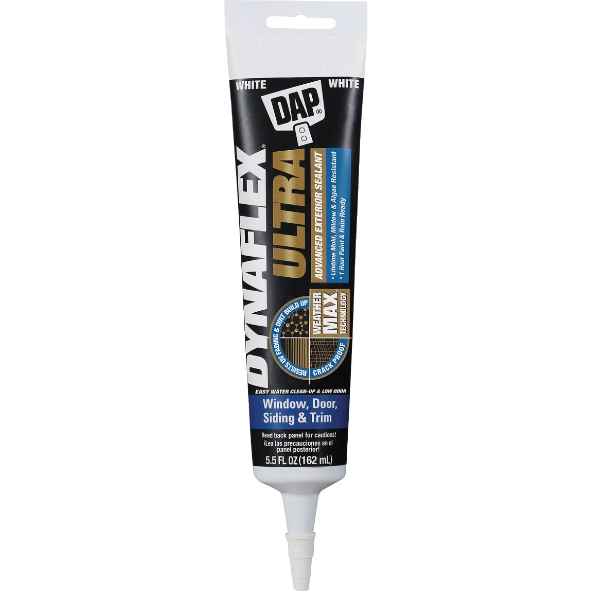 Dap Dynaflex Ultra 5.5 Oz. White Advanced Exterior Sealant for Window, Door & Siding