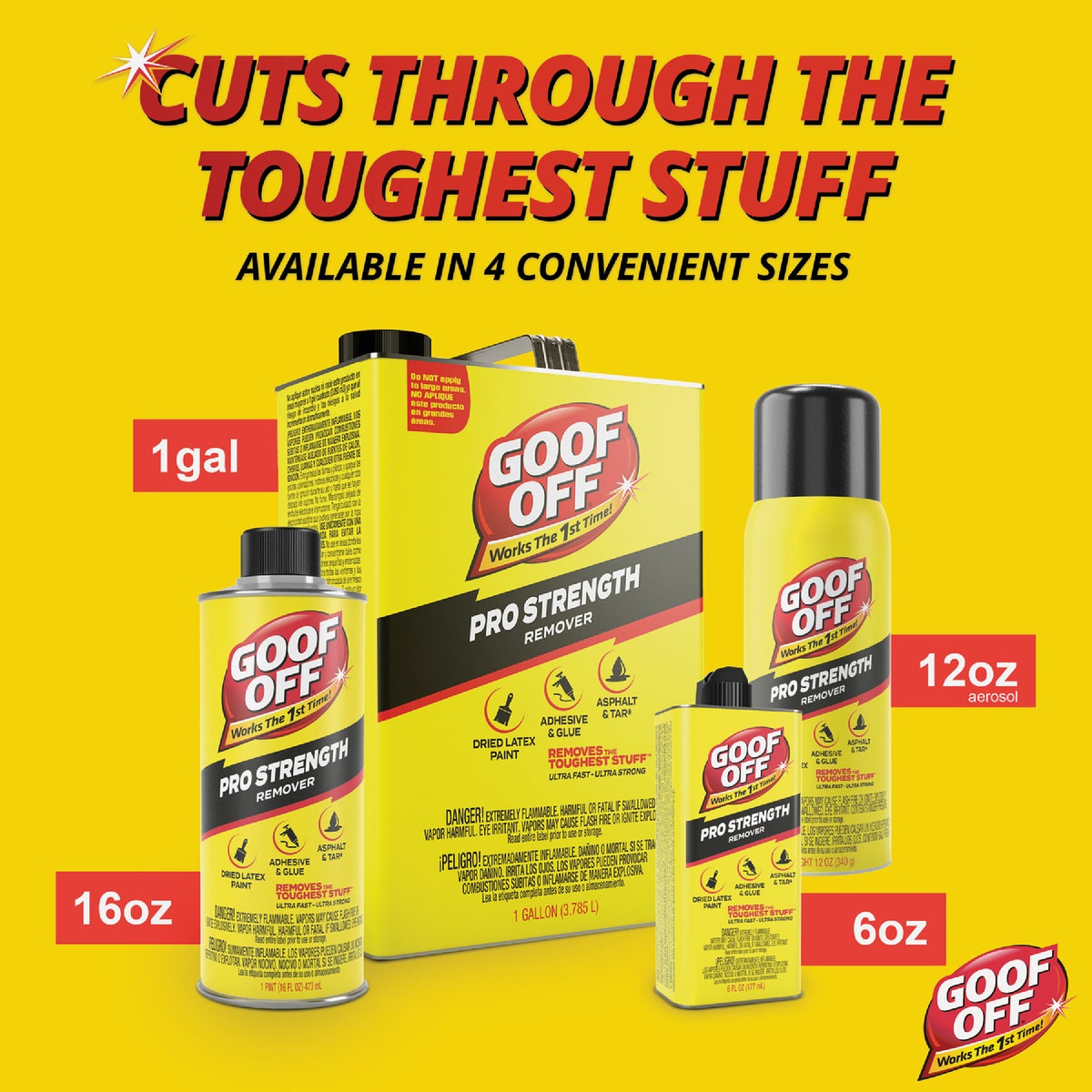 Goof Off 12 Oz. Pro Strength Dried Paint Remover Image 2