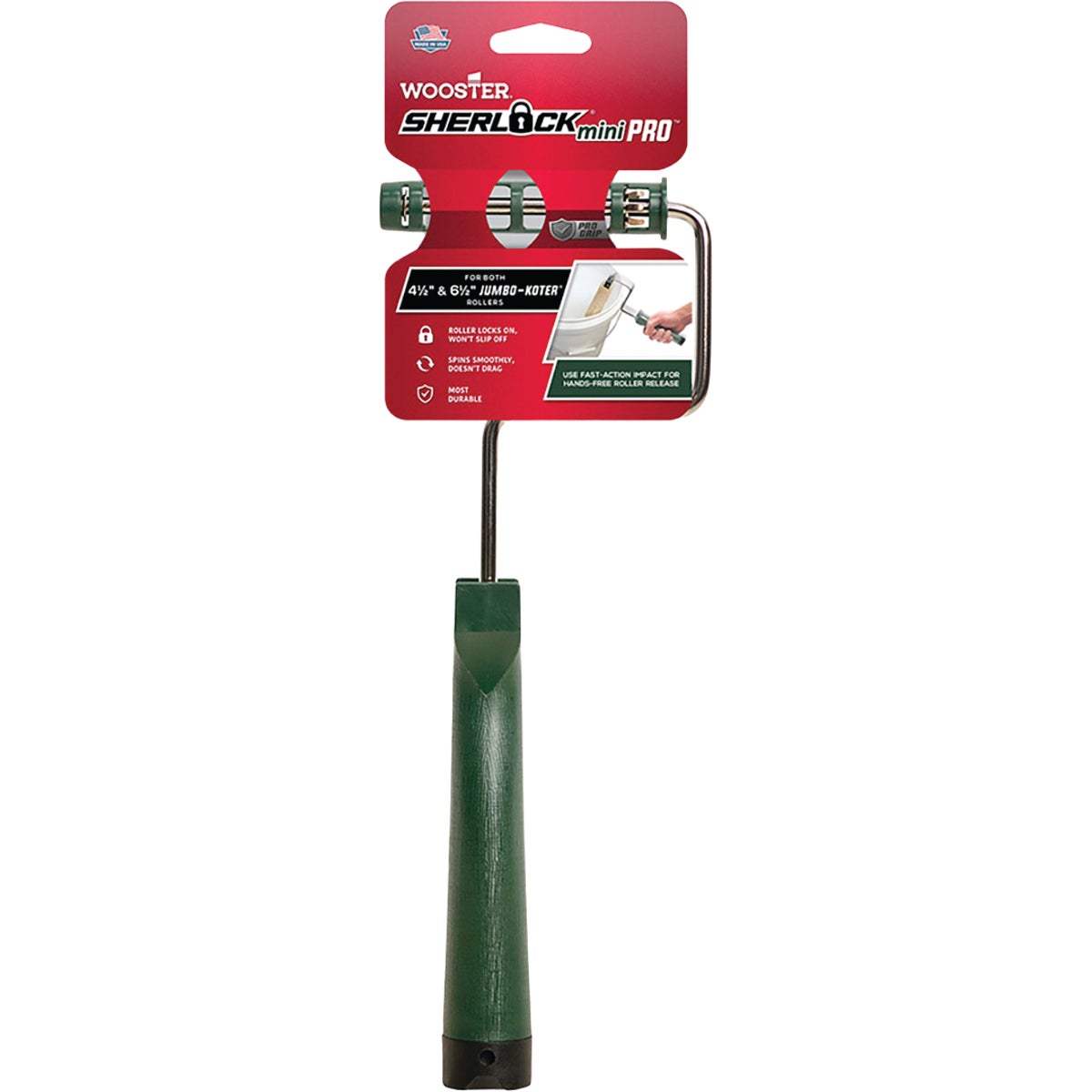 Wooster Jumbo-Koter 4-1/2 In. & 6-1/2 In. x 12 In. Easy Roll Threaded Roller Frame Image 5