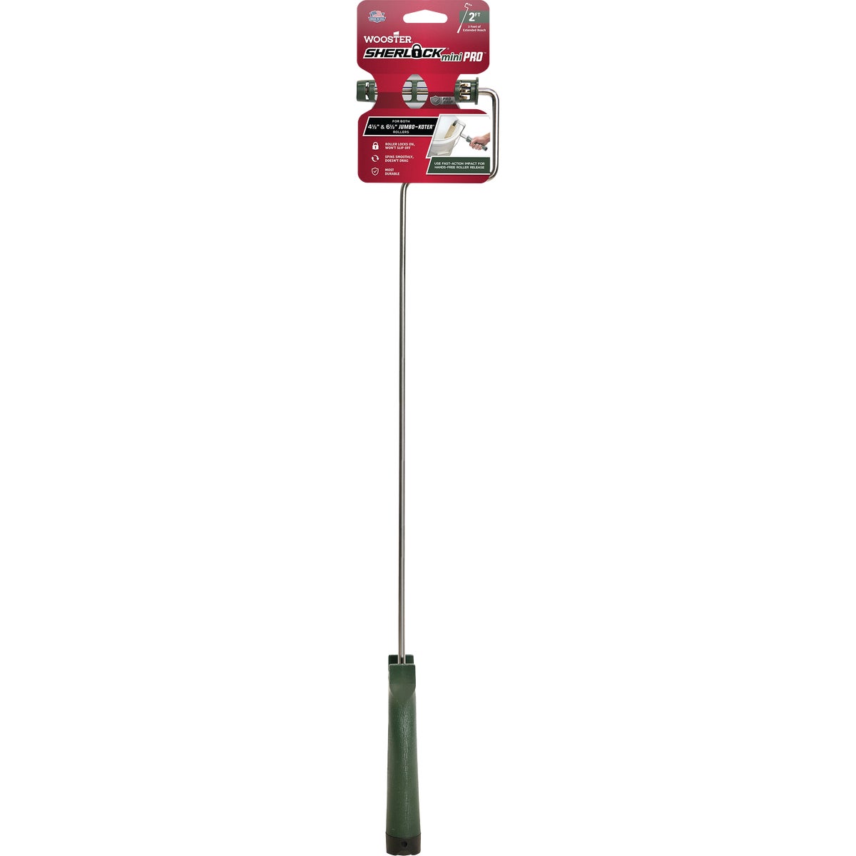 Wooster Jumbo-Koter 4-1/2 In. & 6-1/2 In. x 25-1/2 In. Easy Roll Threaded Roller Frame