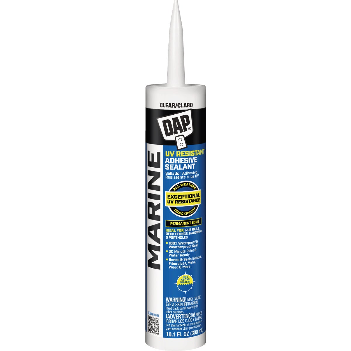 DAP 10.1 Oz. Clear UV Resistant Marine Adhesive Sealant