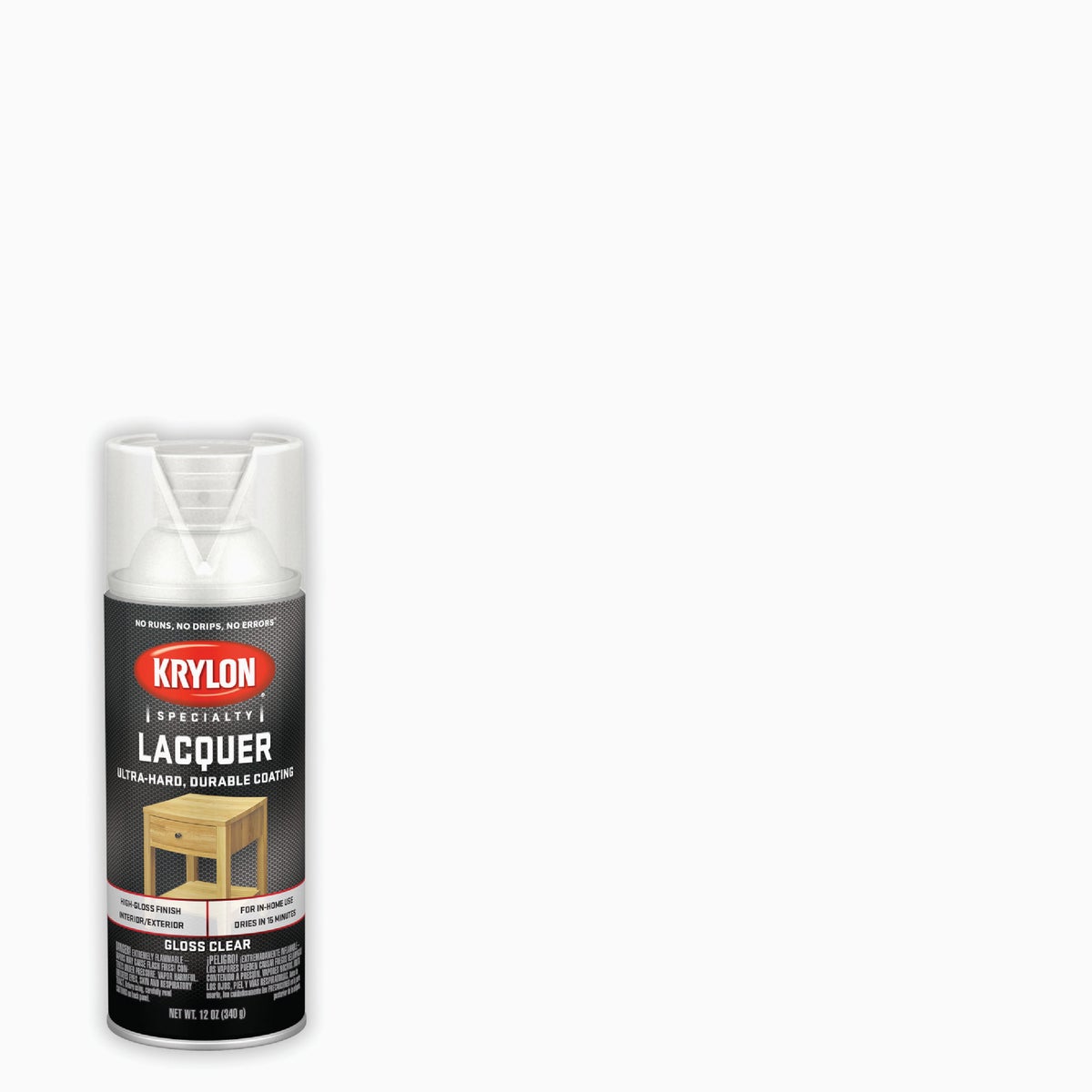 Krylon 12 Oz. Clear Spray Lacquer Image 1
