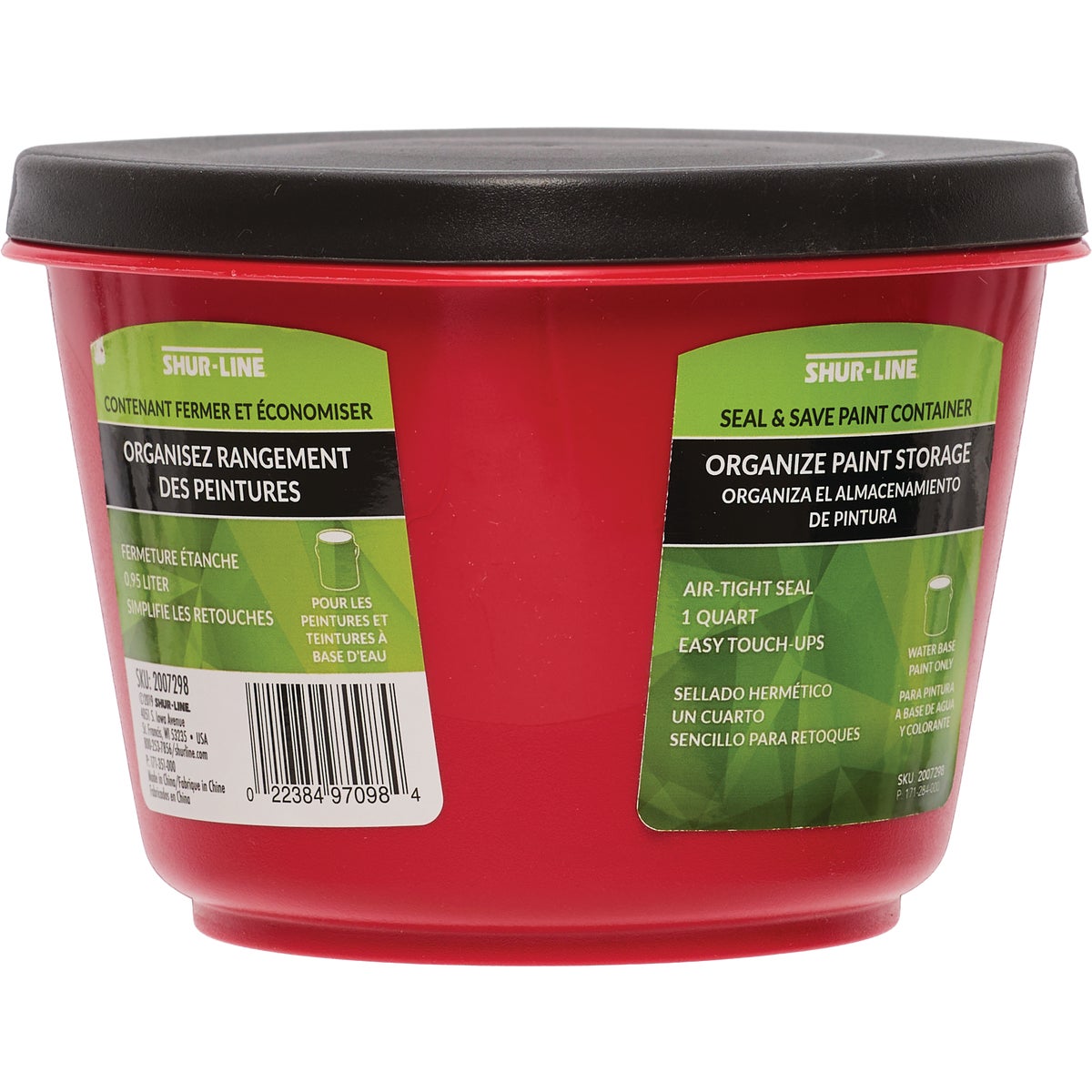 Shur-Line 1 Qt. Seal and Save Paint Container Image 3