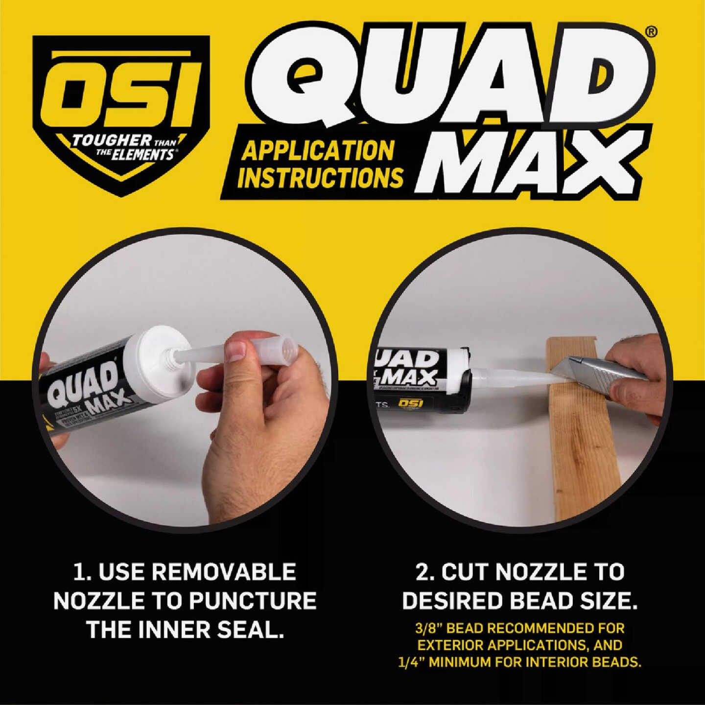 OSI QUAD MAX 9 Oz. Sealant, Clear Image 3