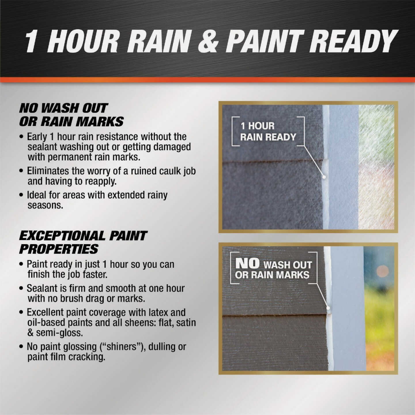 Dap Dynaflex Ultra 10.1 Oz. Light Gray Advanced Exterior Sealant for Window, Door & Siding Image 3