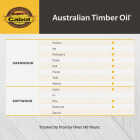 Cabot Australian Timber Oil Low VOC, Amber Wood, 1 Qt. Image 4