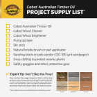 Cabot Australian Timber Oil Low VOC, Amber Wood, 1 Gal. Image 5