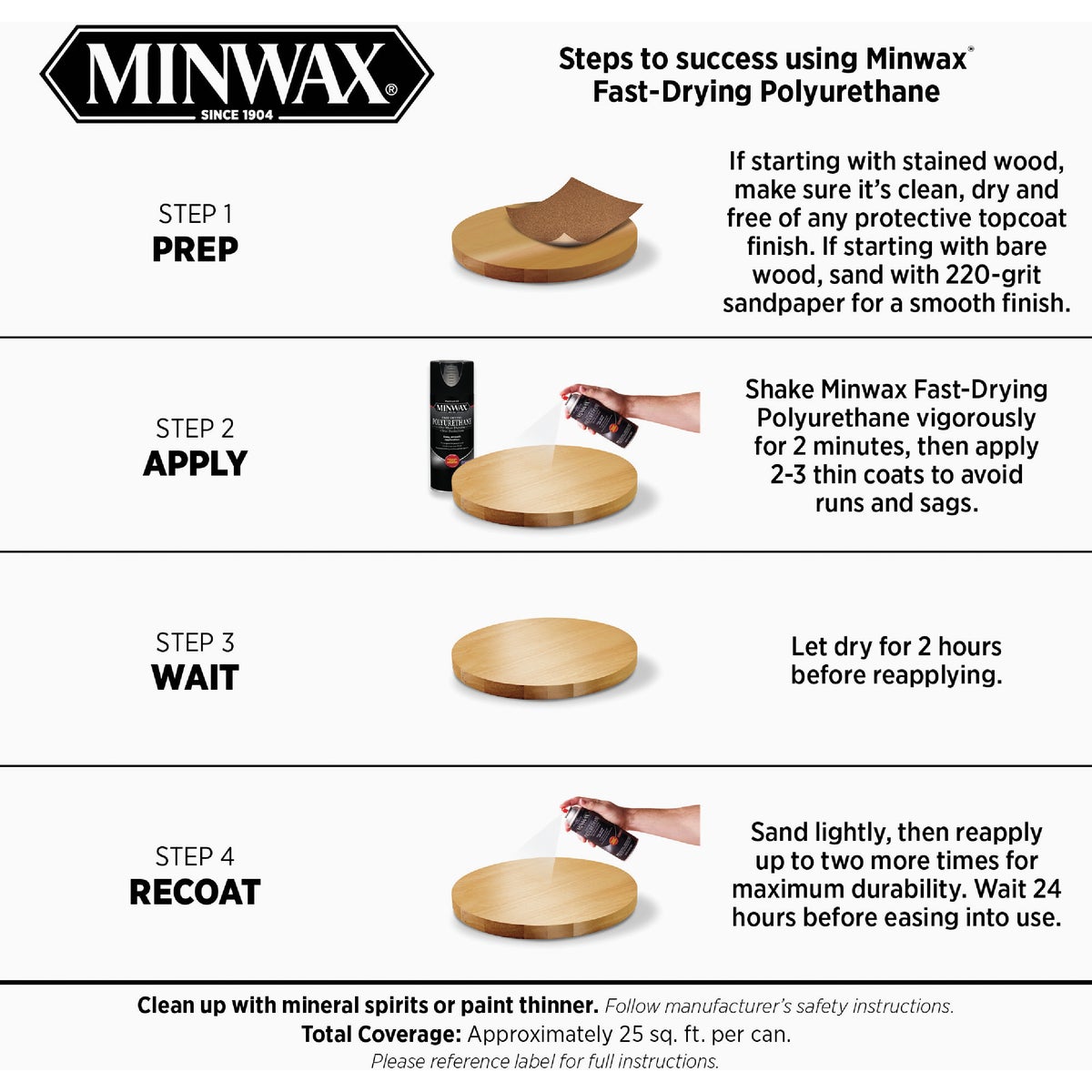 Minwax Warm Semi-Gloss Clear Spray Polyurethane, 11.5 Oz. Image 5