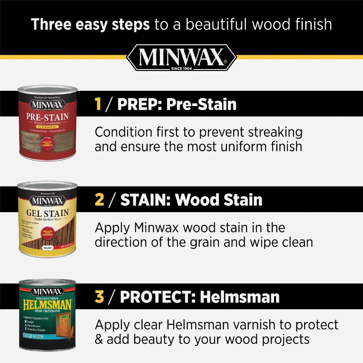 Minwax Indoor/Outdoor Helmsman Gloss Clear Spar Urethane, 11.5 Oz. Image 6