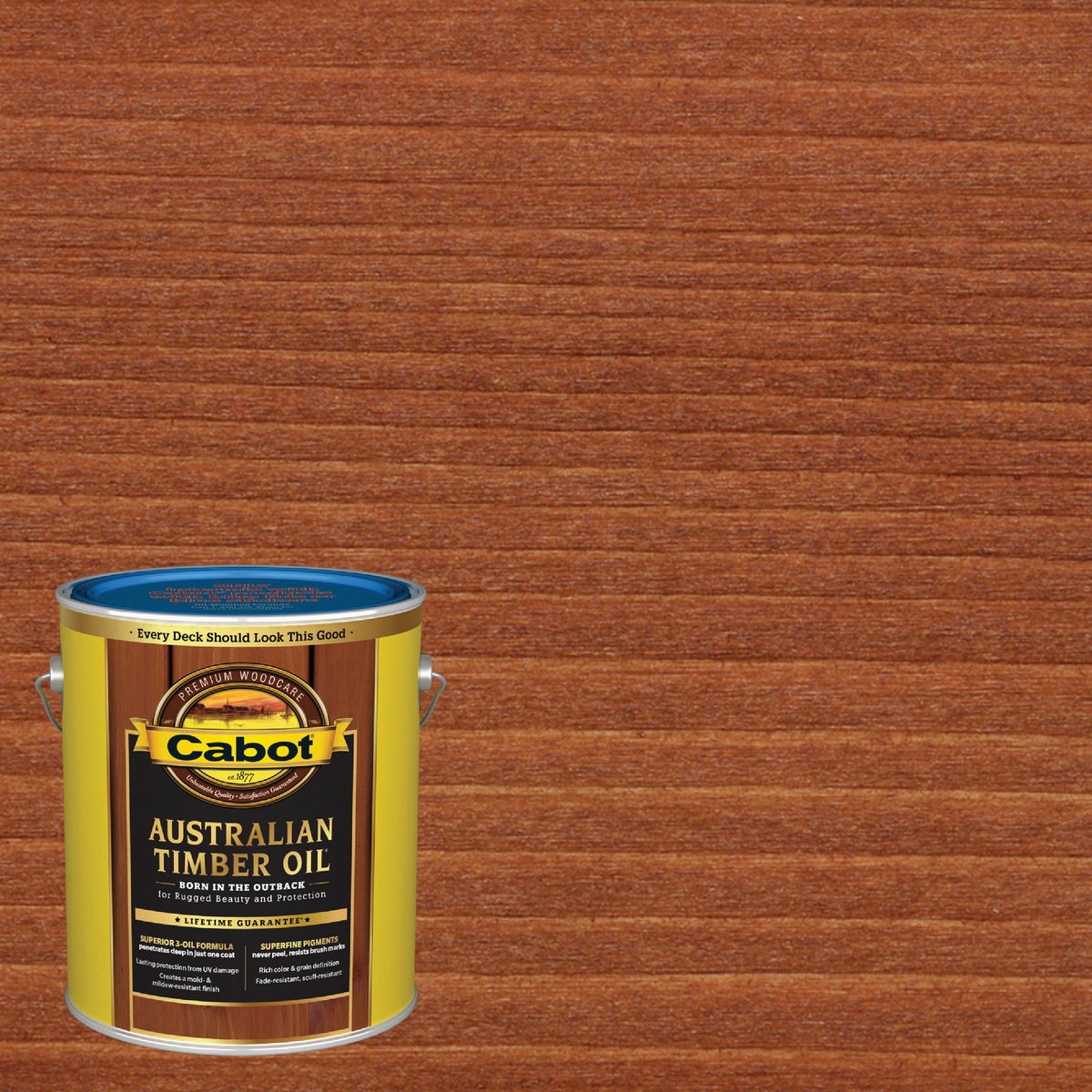 Cabot Australian Timber Oil Low VOC, Jarrah Brown, 1 Gal.
