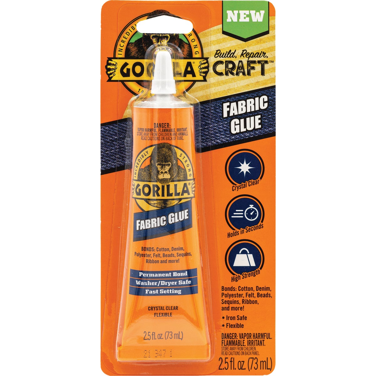 Gorilla 2.5 Oz Fabric Glue