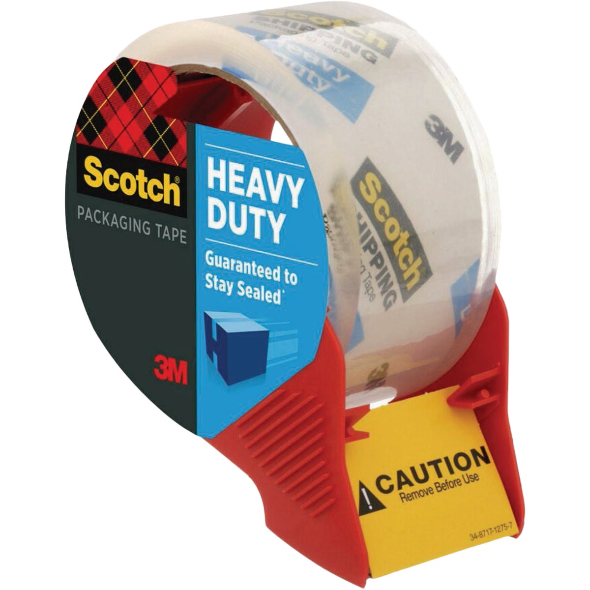 Scotch 1.88 In. x 54.6 Yd. Heavy Duty Shipping Packaging Tape with Dispenser (2-Pack)