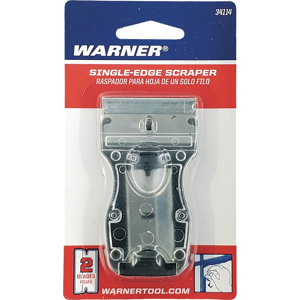 Warner Mini Glass Scraper with Blade Holder Image 2