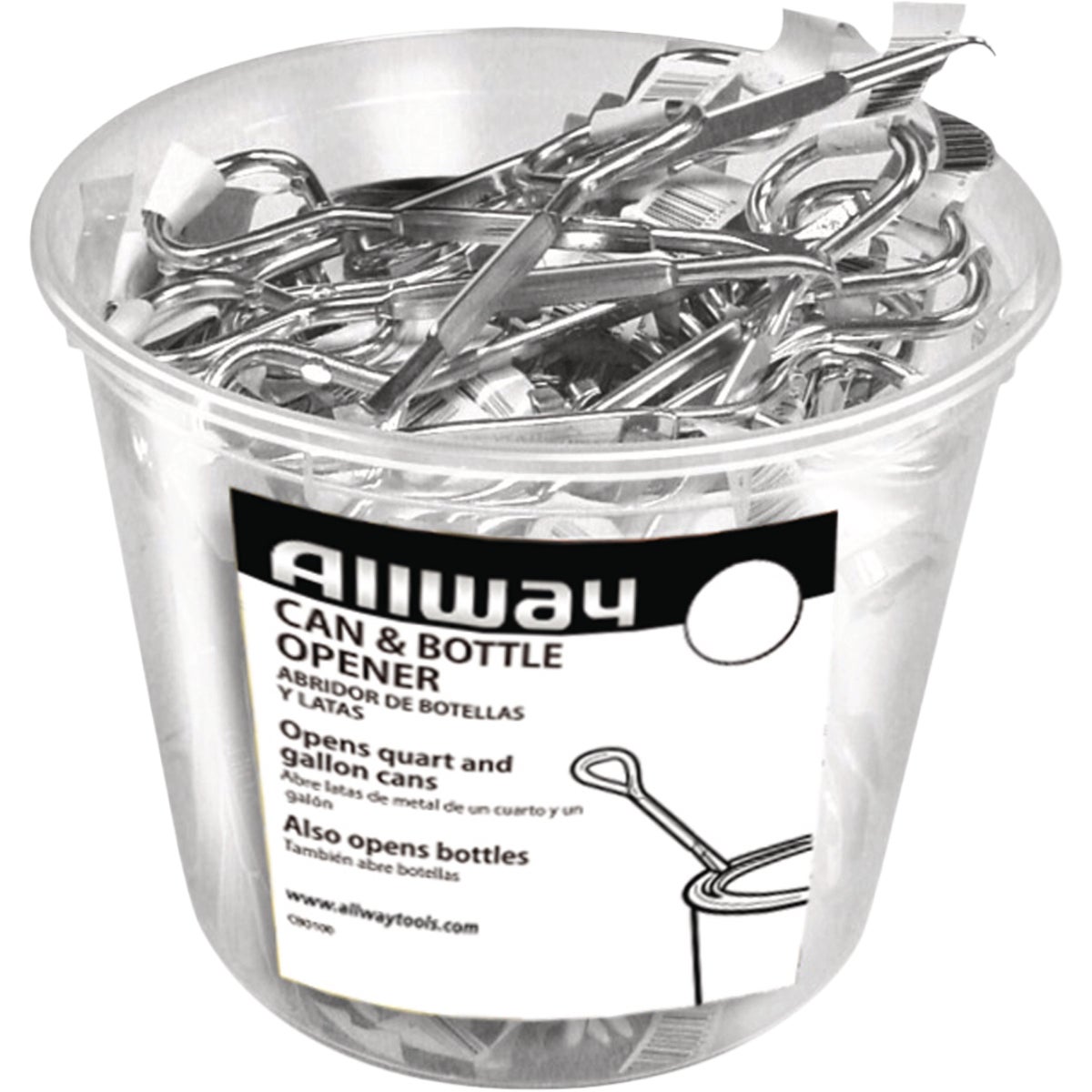 Allway Tools Can & Bottle Opener Display (100-Count) Image 1