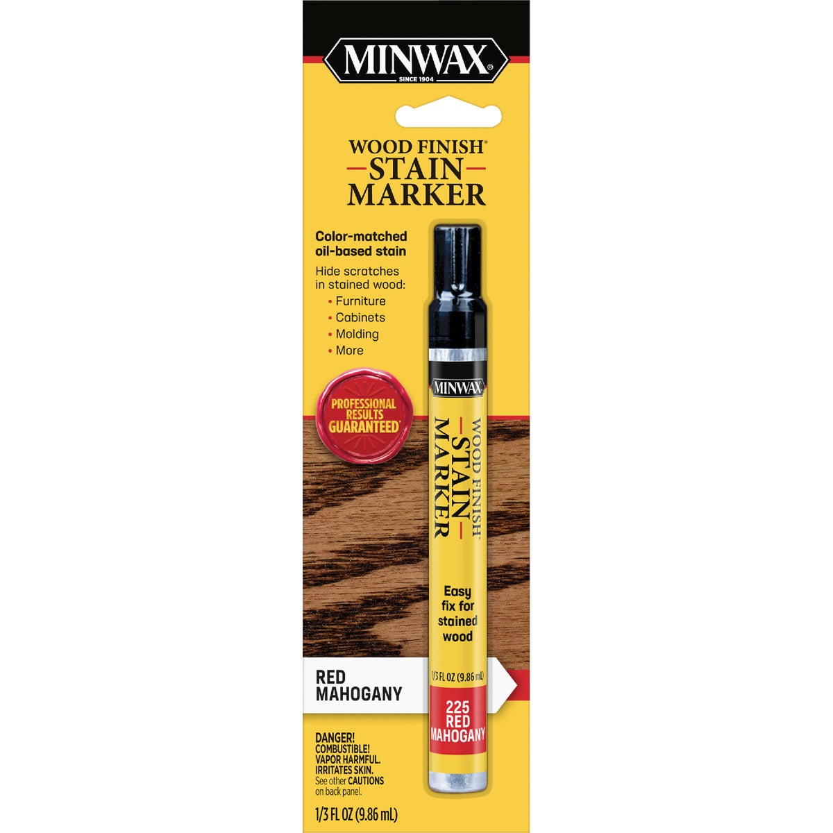 Minwax Wood Finish Red Mahogany Stain Marker Image 6