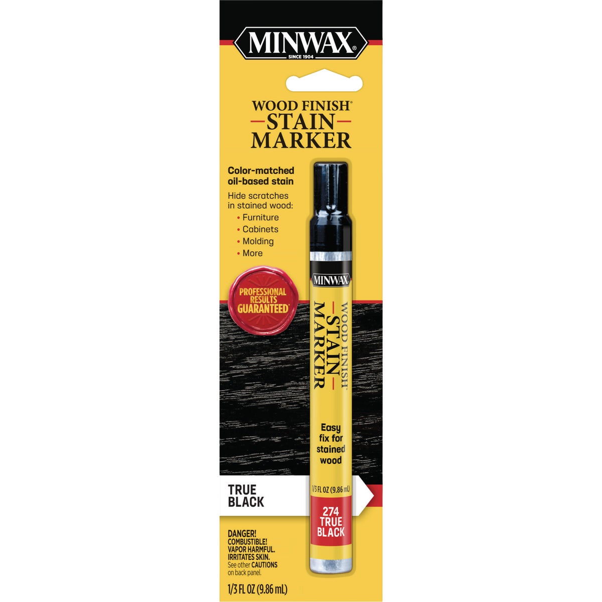 Minwax Wood Finish True Black Stain Marker Image 3