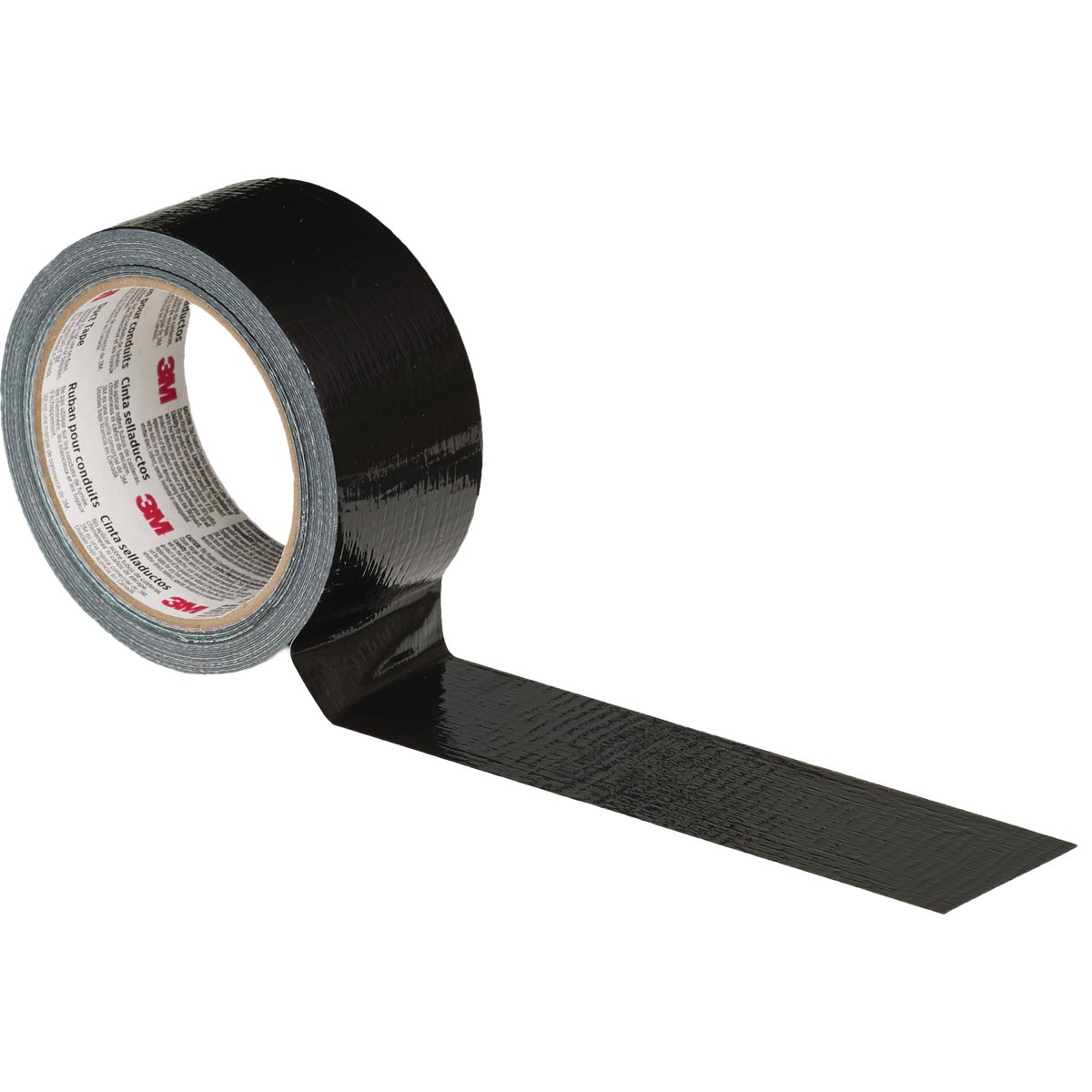 3M 1.88 In. x 20 Yd. Black Heavy Duty Duct Tape Image 3