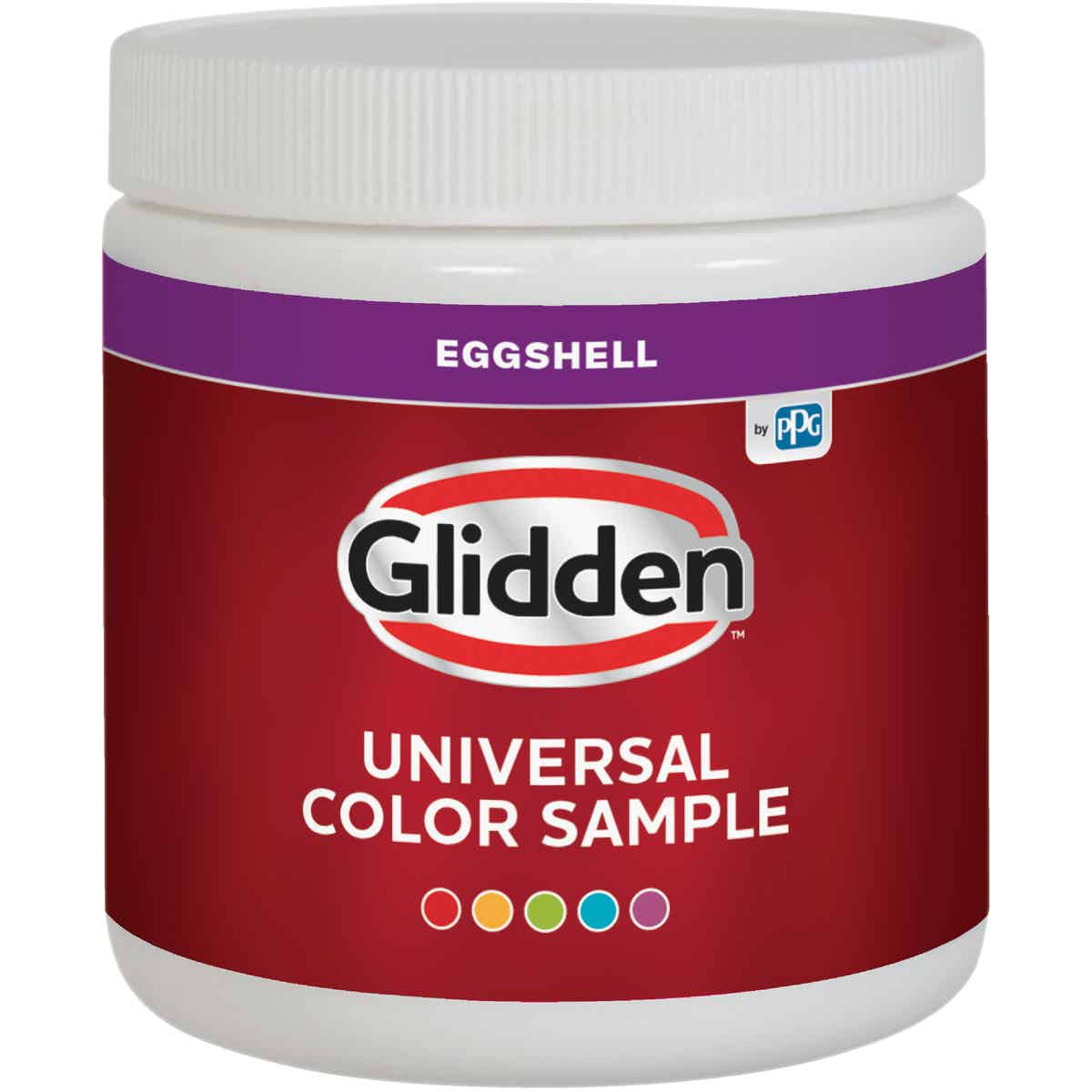 Glidden Interior Paint Sample; 1/2 Pint Eggshell Midtone Base