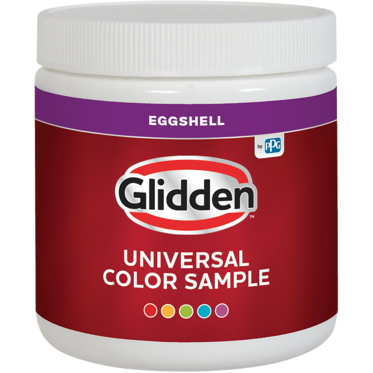 Glidden Interior Paint Sample; 1/2 Pint Eggshell Ultra Deep Base