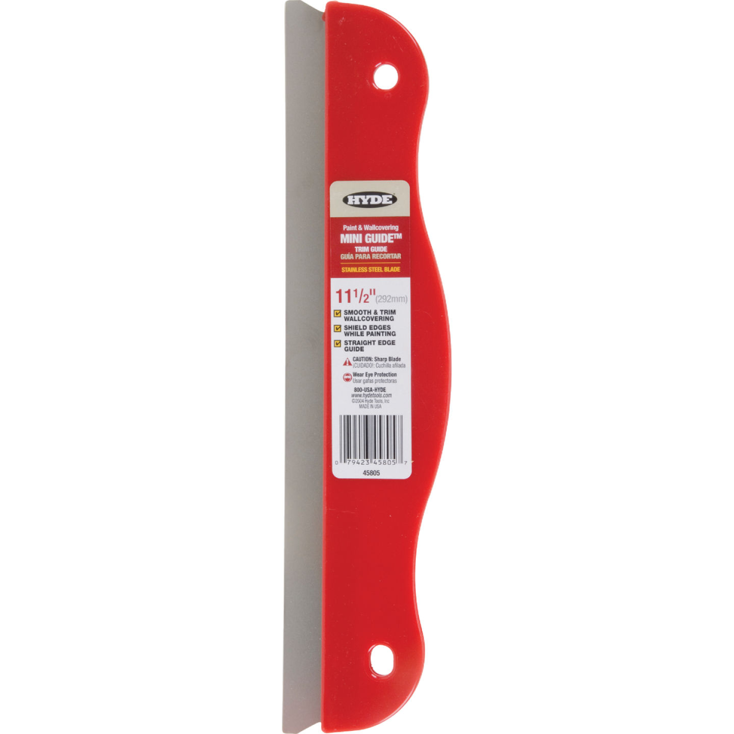 Hyde 11-1/2 In. Guide, Paint Shield & Smoothing Tool Image 1