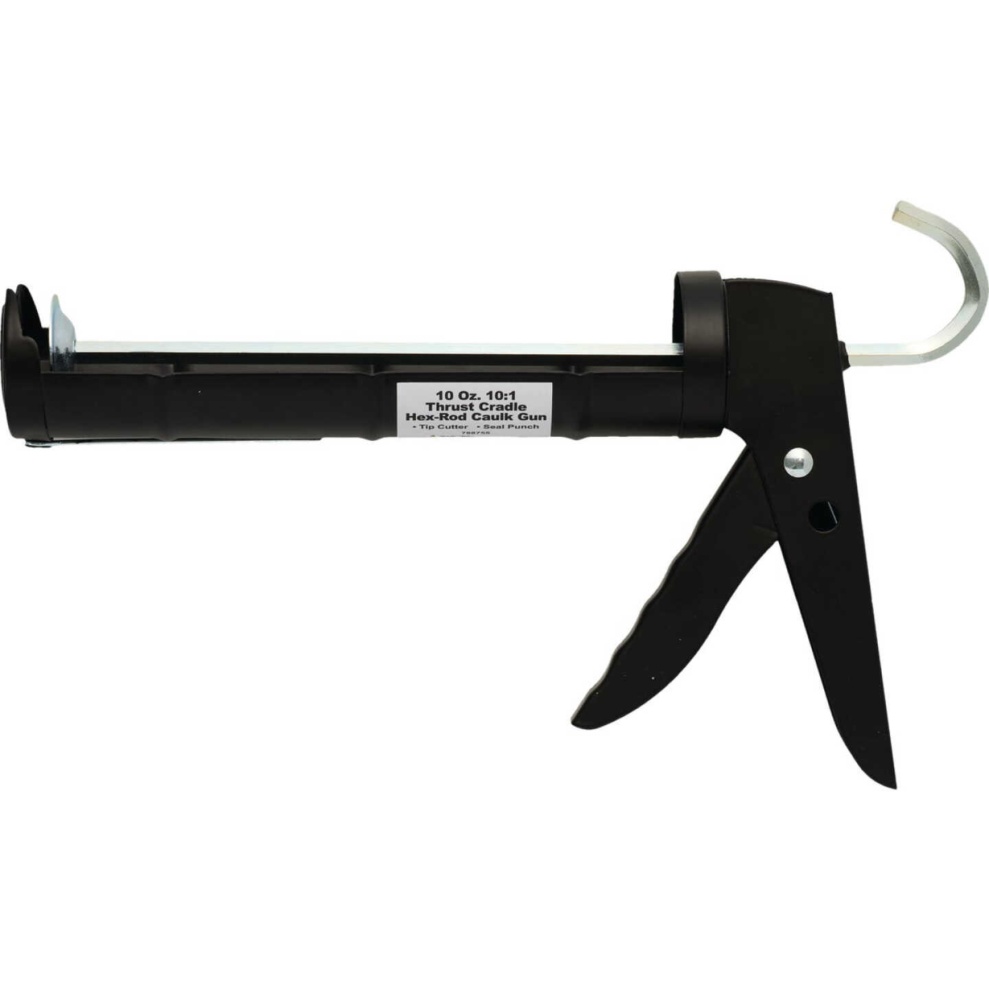 10 Oz. 10:1 Thrust Cradle Hex-Rod Caulk Gun Image 4
