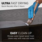 Minwax Polycrylic 1/2 Pt. Semi-Gloss Water Based Protective Finish Image 5