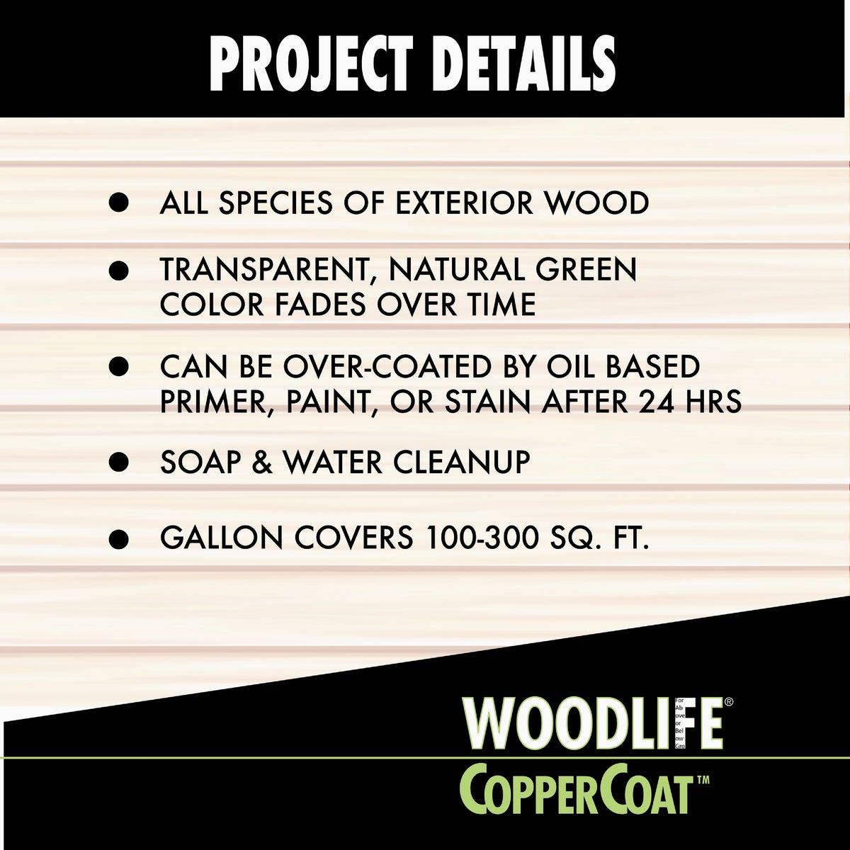 Rust-Oleum Woodlife Water-Based Coppercoat Green Wood Preservative, 1 Gal. Image 5
