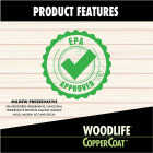 Rust-Oleum Woodlife Water-Based Coppercoat Green Wood Preservative, 1 Gal. Image 3