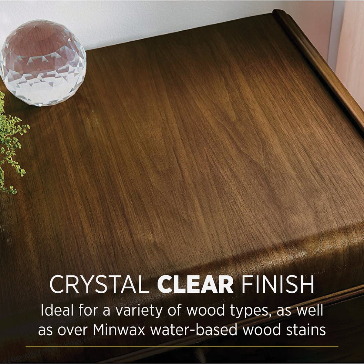 Minwax Polycrylic 1/2 Pt. Gloss Water Based Protective Finish Image 4