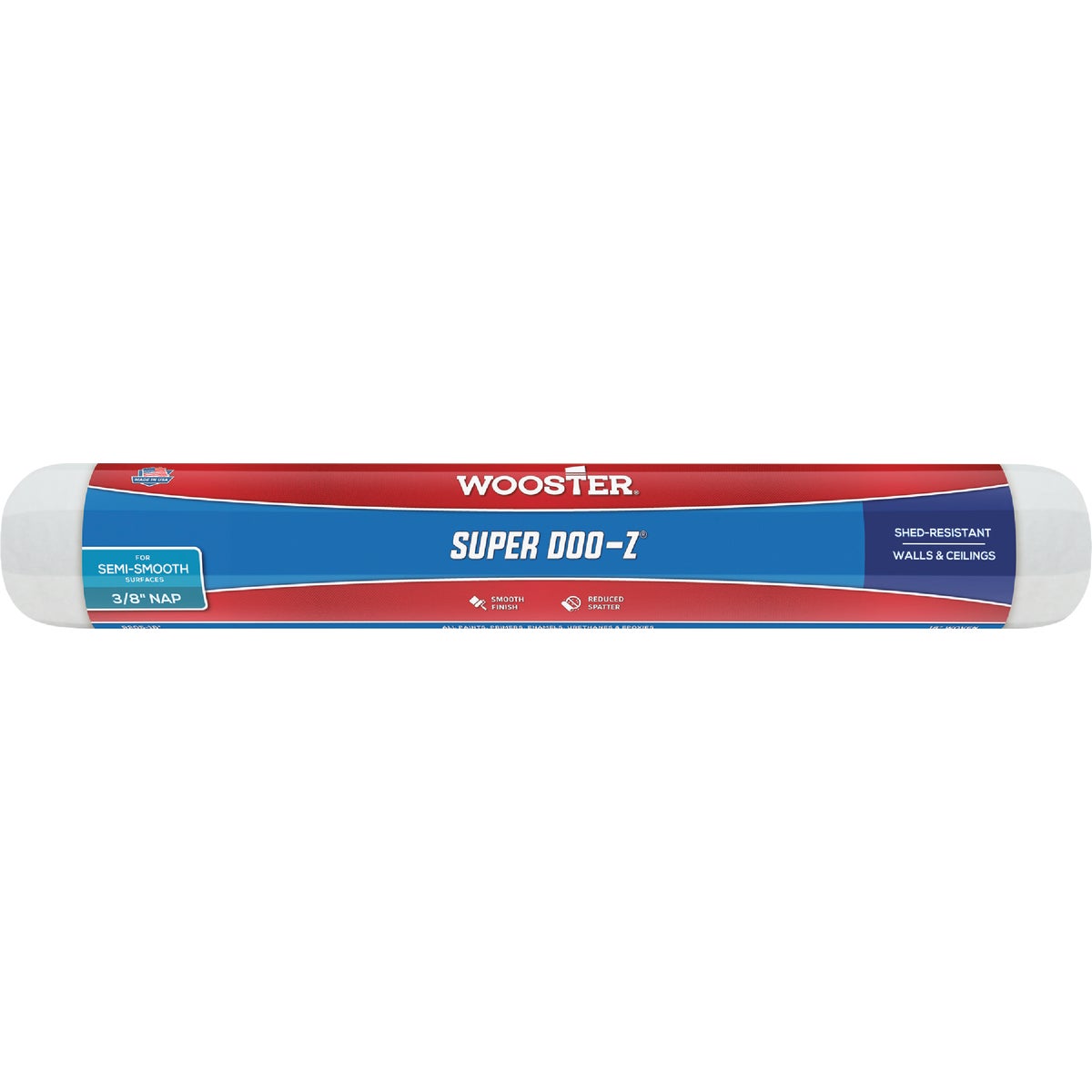 Wooster Super Doo-Z 18 In. x 3/8 In. Woven Fabric Roller Cover
