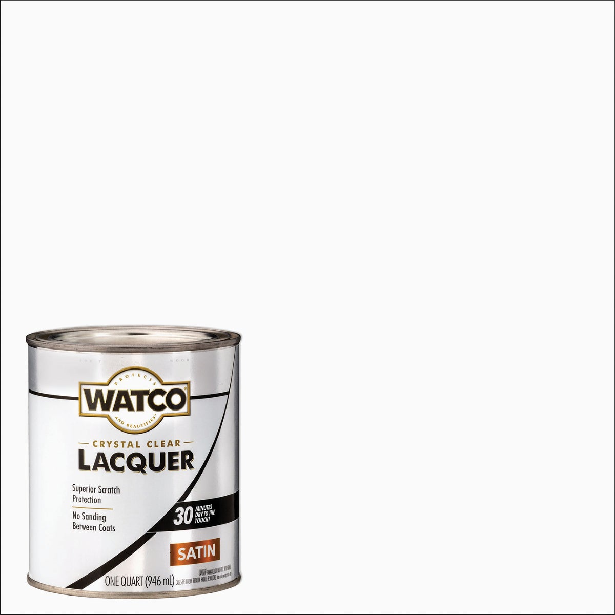 Watco Clear Satin Quart 87 Sq. Ft./Qt. Lacquer Image 1