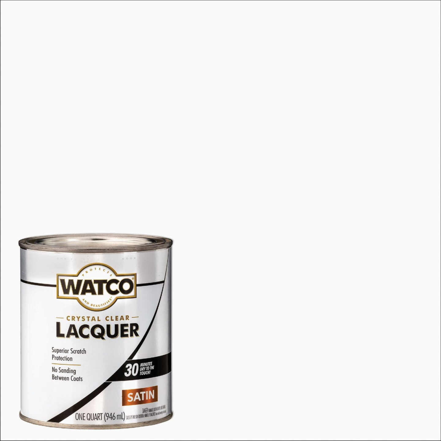 Watco Clear Satin Quart 87 Sq. Ft./Qt. Lacquer Image 1