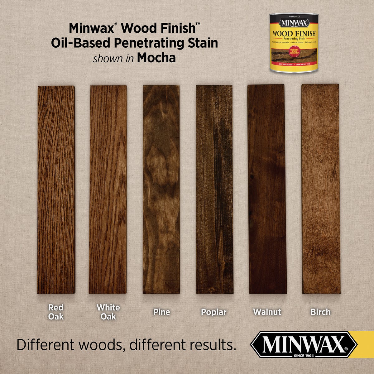 Minwax 1/2 Pt. 280 Mocha Wood Finish Image 2